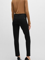 BOSS Black Slim Fit Power Stretch Jersey Trousers - Image 2 of 6