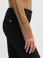BOSS Black Slim Fit Power Stretch Jersey Trousers - Image 4 of 6
