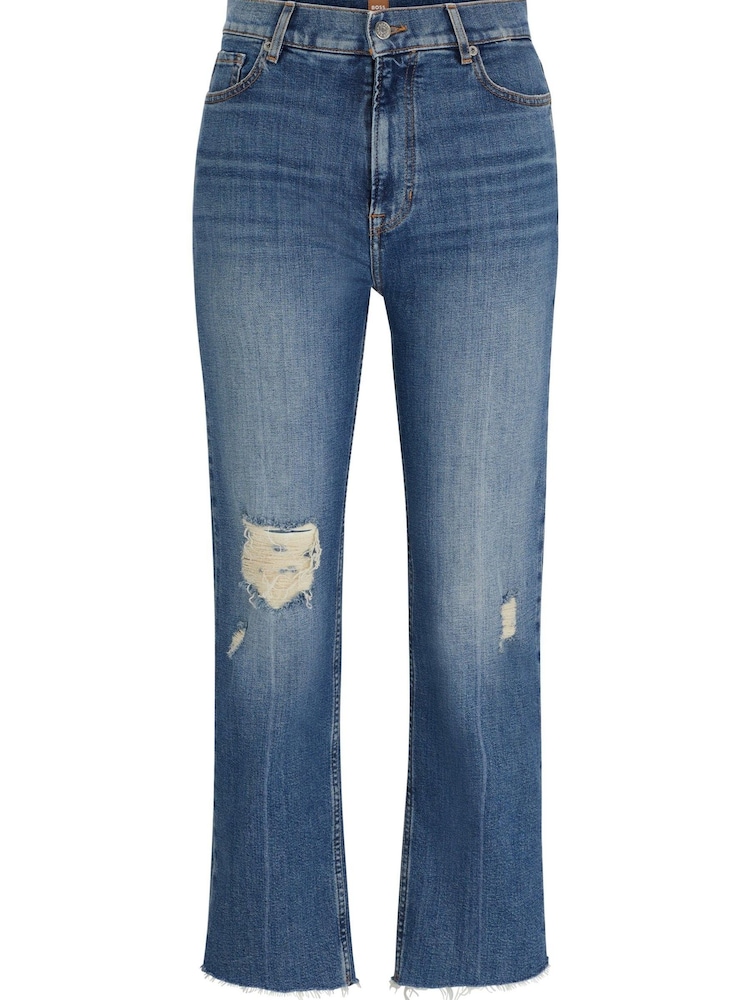 BOSS Blue Slim Fit Stretch Denim Jeans - Image 1 of 1