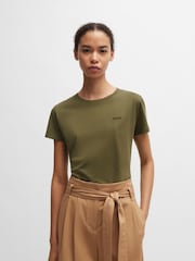 BOSS Green Slim Fit Cotton Jersey T-Shirt - Image 1 of 5