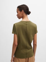 BOSS Green Slim Fit Cotton Jersey T-Shirt - Image 2 of 5