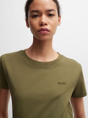 BOSS Green Slim Fit Cotton Jersey T-Shirt - Image 4 of 5