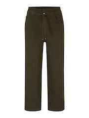 BOSS Green Wide Relaxed Fit Cropped Paperbag Trousers - Image 5 of 5