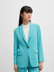 BOSS Blue Regular Fit Blazer Jacket - Image 1 of 6