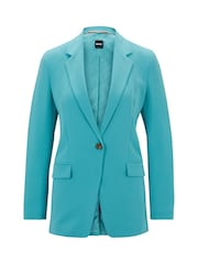 BOSS Blue Regular Fit Blazer Jacket - Image 6 of 6