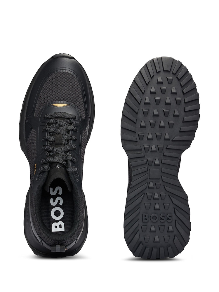 BOSS Black Sporty Mesh Trainers - Image 4 of 4