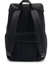 BOSS Black Flap Closure Pocket Backpack - Image 4 of 6