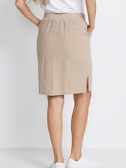 Kaffe Naya Knee Length Tie Waist 100% Cotton Skirt - Image 2 of 7