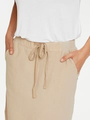 Kaffe Naya Knee Length Tie Waist 100% Cotton Skirt - Image 5 of 7