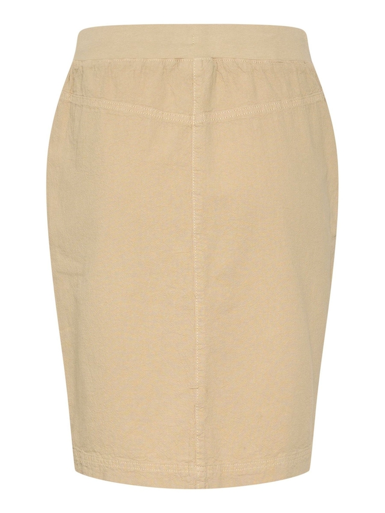 Kaffe Naya Knee Length Tie Waist 100% Cotton Skirt - Image 7 of 7