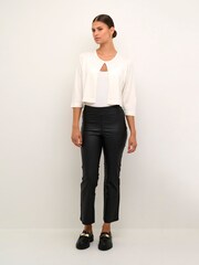 Kaffe Astrid 3/4 Sleeve White Bolero - Image 3 of 6