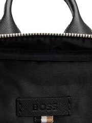 BOSS Black Leather Structured Backpack - Image 6 of 6