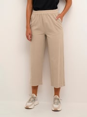 Kaffe Ground Naya Culotte 100% Cotton Trousers - Image 1 of 6