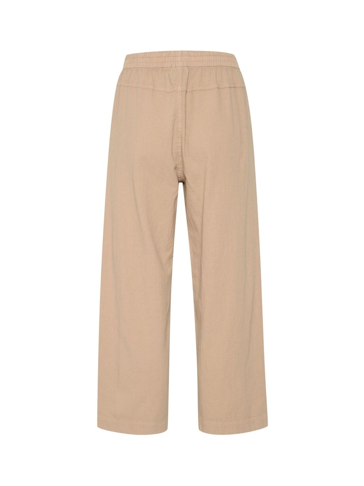 Kaffe Ground Naya Culotte 100% Cotton Trousers - Image 6 of 6