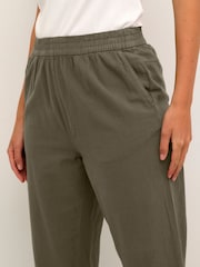 Kaffe Ground Naya Culotte 100% Cotton Trousers - Image 3 of 6