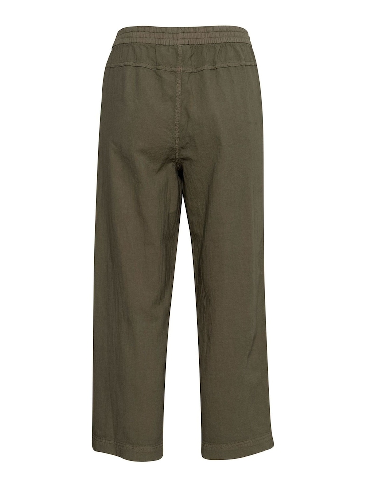 Kaffe Ground Naya Culotte 100% Cotton Trousers - Image 6 of 6