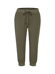 Kaffe Naya Capri Cropped 100% Cotton Trousers - Image 5 of 7
