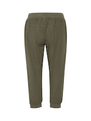 Kaffe Naya Capri Cropped 100% Cotton Trousers - Image 6 of 7