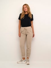 Kaffe Naya Sweat 100% Cotton Joggers - Image 2 of 5