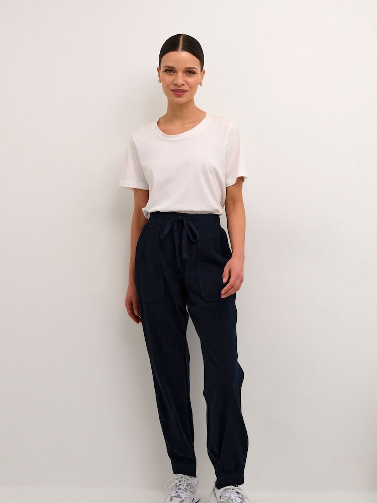 Kaffe Naya Sweat 100% Cotton Joggers - Image 2 of 6