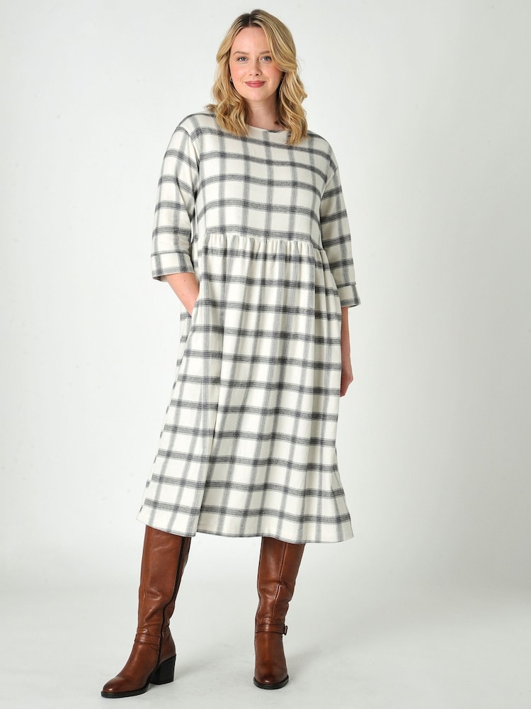 Burgs Sampford Womens Oversized Check Dress - Image 1 of 5 Burgs Sampford Womens Oversized Check Dress - Image 1 of 5