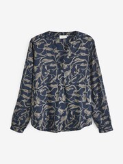 Kaffe Else V-Notch Neck Blouse - Image 5 of 5