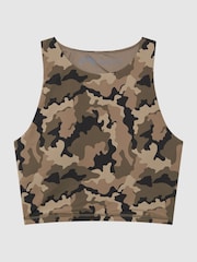 The Upside Camouflage Cropped Tank Top - Image 2 of 5