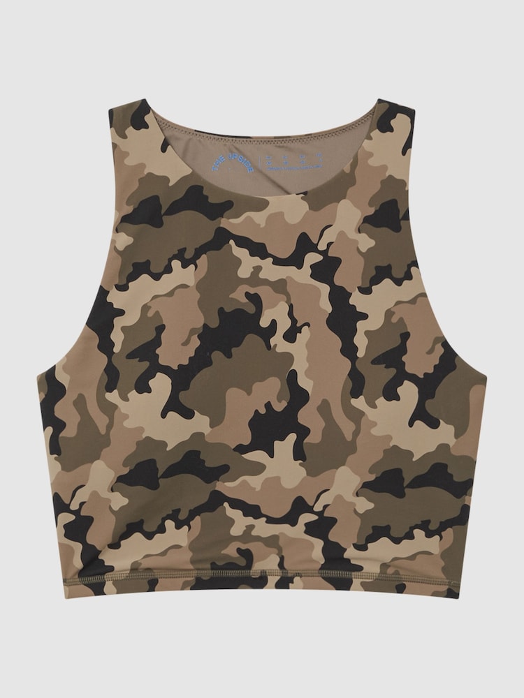 The Upside Camouflage Cropped Tank Top - Image 2 of 5