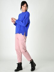 Burgs Lanescot Womens Soft Side Split Crew Neck Jumper - Image 4 of 6