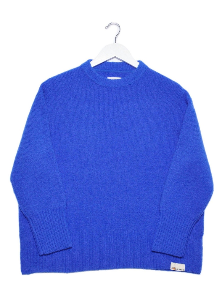 Burgs Lanescot Womens Soft Side Split Crew Neck Jumper - Image 6 of 6