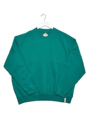 Burgs Green Pendrift Womens Oversized Crew Neck Sweatshirt - Image 6 of 6