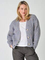 Burgs Meeth Womens Short Boxy Cardigan - Image 2 of 6