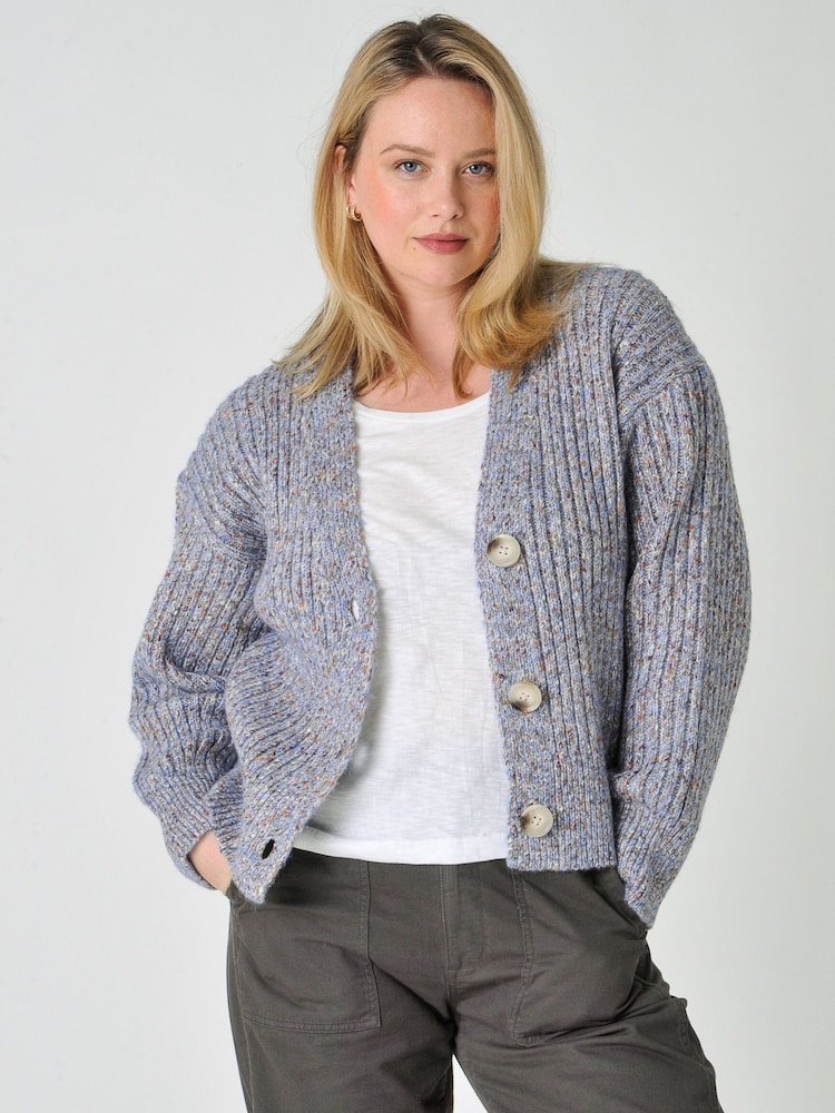 Burgs Meeth Womens Short Boxy Cardigan - Image 2 of 6