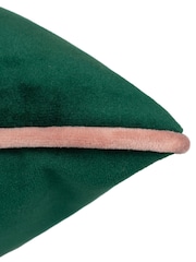Furn Green Meridian Velvet 55cm X 55cm Cushion Cover - Image 6 of 6