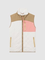 The Upside Quilted Patchwork Gilet - Image 2 of 4