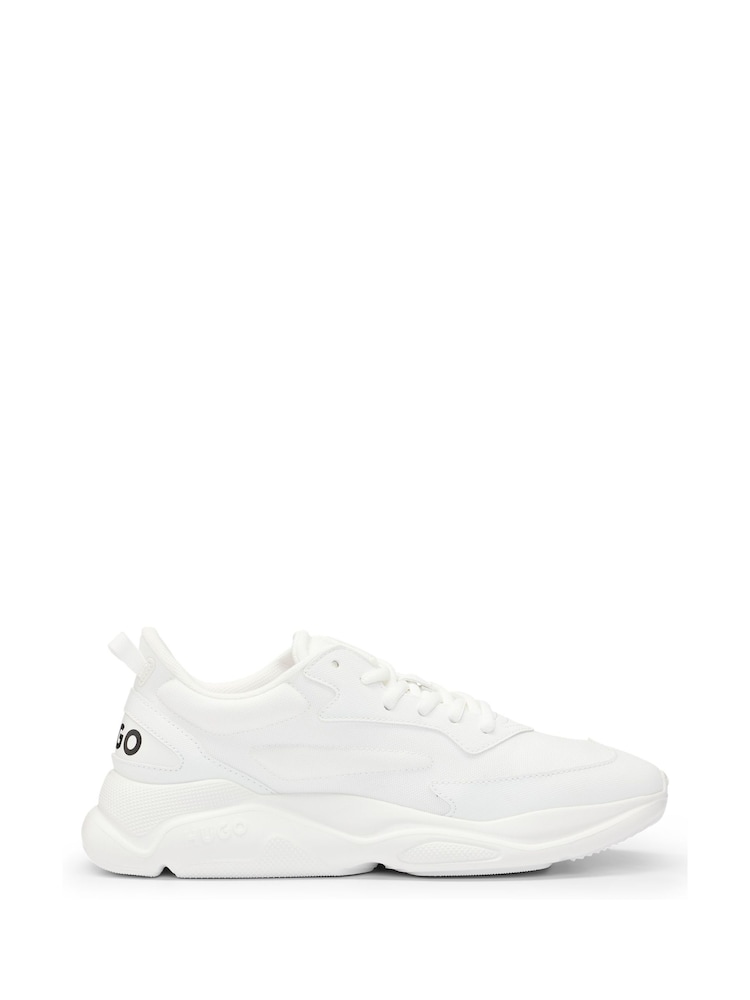 HUGO White Chunky Logo Trainers - Image 1 of 3