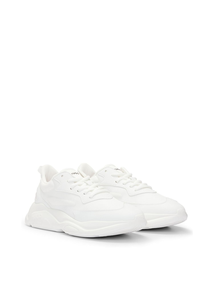 HUGO White Chunky Logo Trainers - Image 2 of 3 HUGO White Chunky Logo Trainers - Image 2 of 3