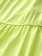 Lime Green Jersey Tiered Summer Dress - Image 7 of 7