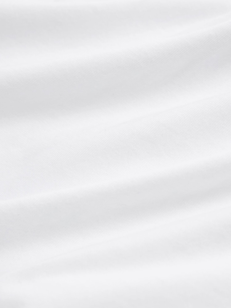 White 100% Cotton Jersey Tiered Summer Dress - Image 7 of 7