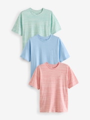 Bleu/vert menthe/rose - T-shirt 3 Pack - Image 1 de 12