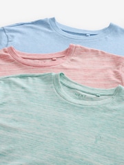 Bleu/vert menthe/rose - T-shirt 3 Pack - Image 8 de 12