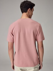 Pink Textured T-Shirt - Image 3 of 7