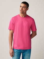 Blue/Green/Pink/Orange 100% Cotton T-Shirts 4 Pack - Image 6 of 10