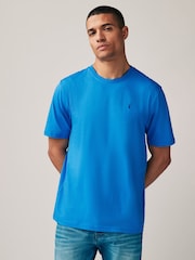 Blue/Green/Pink/Orange 100% Cotton T-Shirts 4 Pack - Image 7 of 10