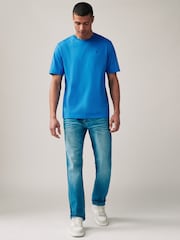 Blue/Green/Pink/Orange 100% Cotton T-Shirts 4 Pack - Image 9 of 10