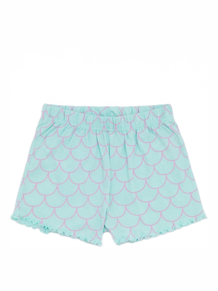 Vanilla Underground Blue Girls Licensing Short 100% Cotton Pyjamas - Image 3 of 6