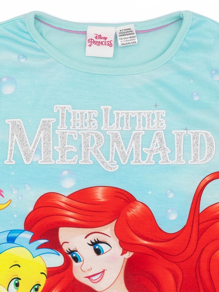 Vanilla Underground Blue Girls Licensing Short 100% Cotton Pyjamas - Image 5 of 6