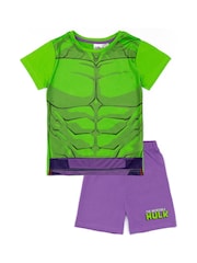 Vanilla Underground Green Boys Licensing Short 100% Cotton Pyjamas - Image 1 of 1