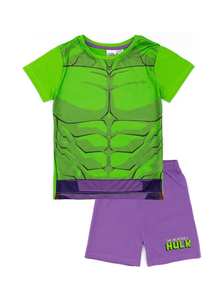 Vanilla Underground Green Boys Licensing Short 100% Cotton Pyjamas - Image 1 of 1