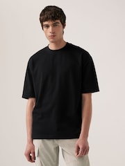 Blue/Black/Neutral Relaxed Fit Heavyweight T-Shirts 3 Pack - Image 3 of 12